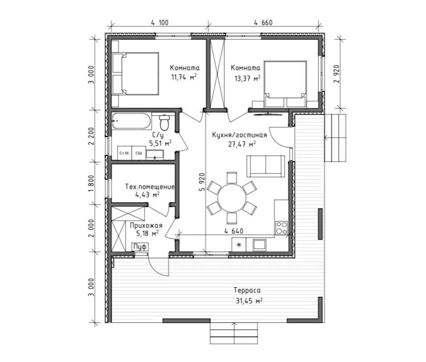 Бирюзовая-2